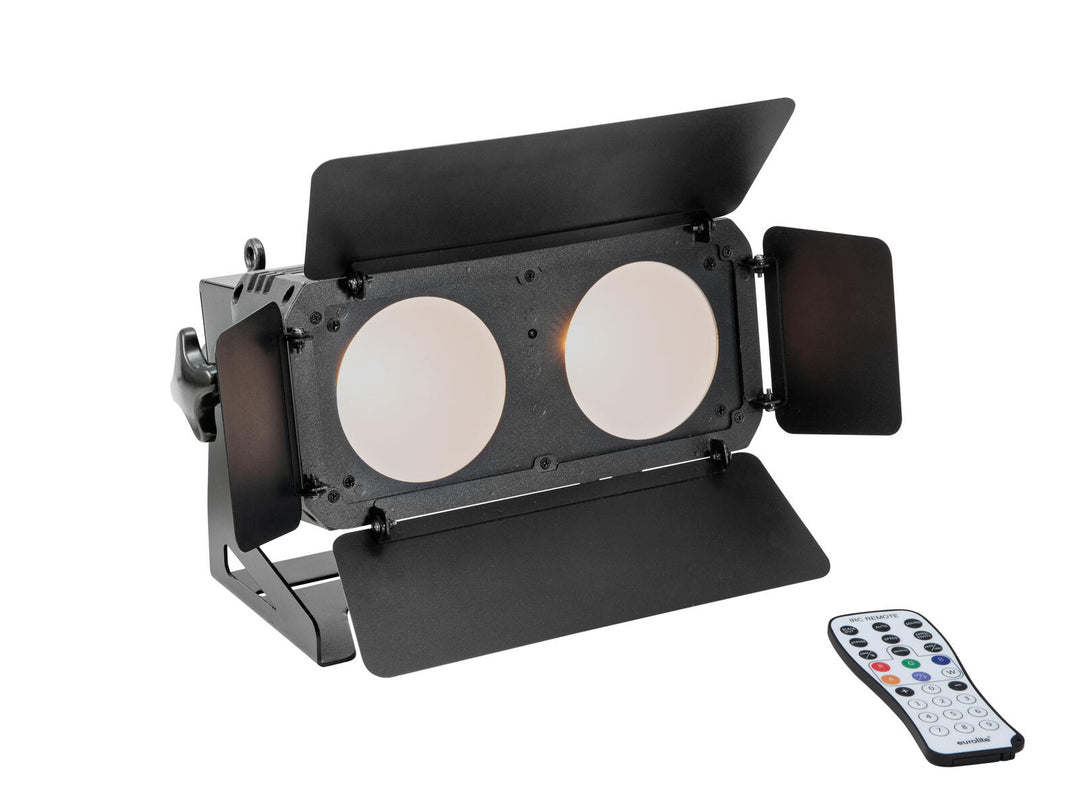 EUROLITE Set de 4x LED CBB-2 WW/CW Fairlight + Case
