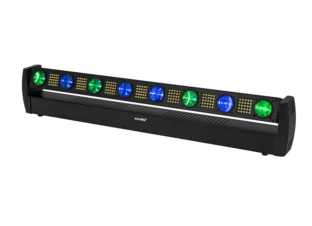 EUROLITE set 4x LED BAR-8 SWING QCL barre + Flightcase à roulettes