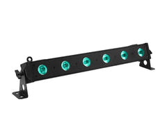 EUROLITE Ensemble 2x LED BAR-6 QCL RGB+UV Barre + Sac souple