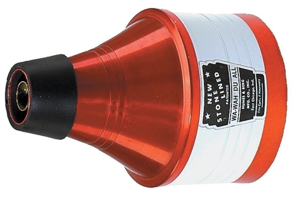 Humes & Berg Wa-Wah Du All 111 sourdine wah-wah pour trompette, rouge et blanche