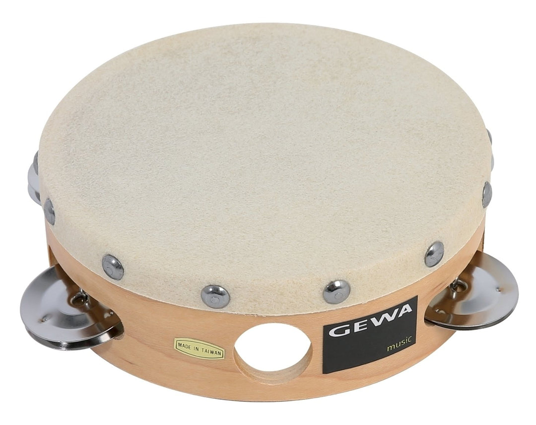 Tambourin GEWA Traditional avec cymbalettes - 6"