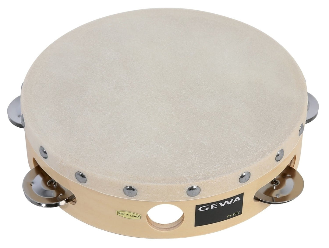 Tambourin GEWA Traditional avec cymbalettes - 8"