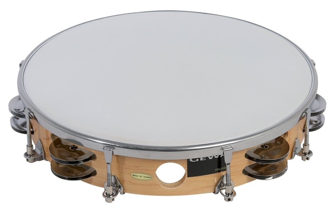 Tambourin GEWA Traditional avec coquilles - 10"