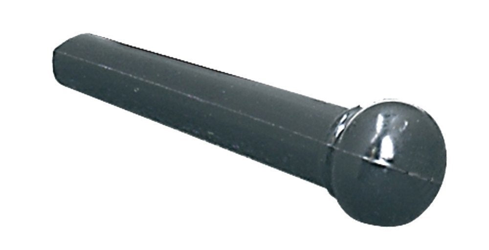 GEWA chevilles en plastique noir sans point, 6 pièces