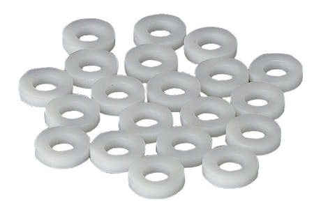 Rondelles en nylon Basix pour mécaniques, 20 pièces