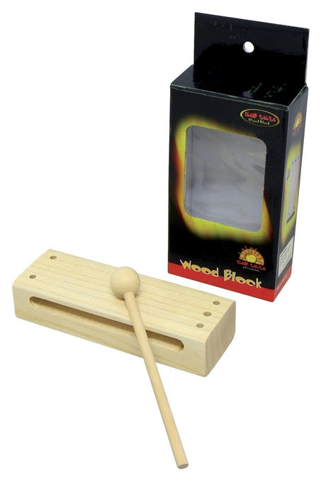 GEWA Club Salsa bloc de bois au son grave avec mailloche