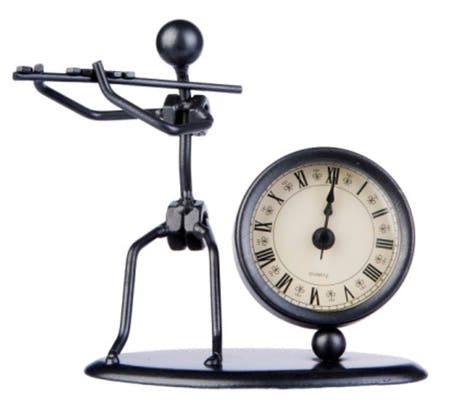 GEWA Sculpture avec horloge - flûte