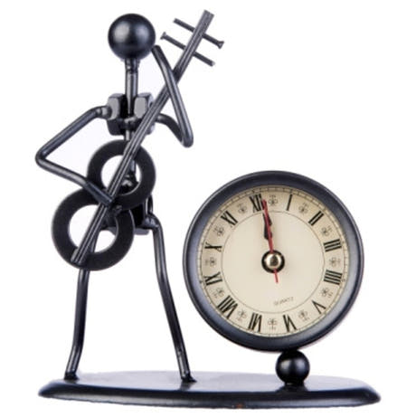 GEWA Sculpture avec horloge - guitare basse