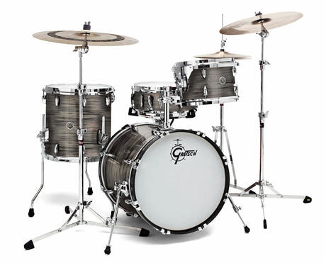 Grosse caisse Gretsch USA Brooklyn 20" x 16", Grey Oyster