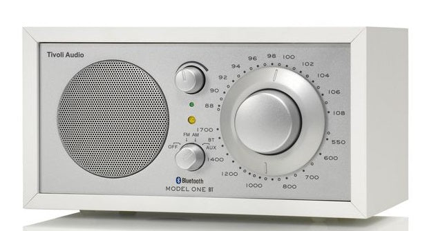 Tivoli Audio Model ONE BT Bluetooth Højtaler (Blanc, Argent)