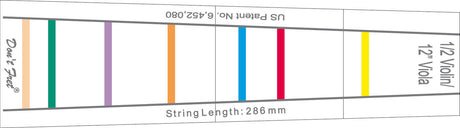 GEWA Fingerboard marking Don't Fret - 1/2 Cello