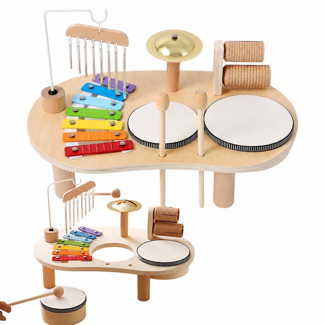 Set de musique pour enfants en bois