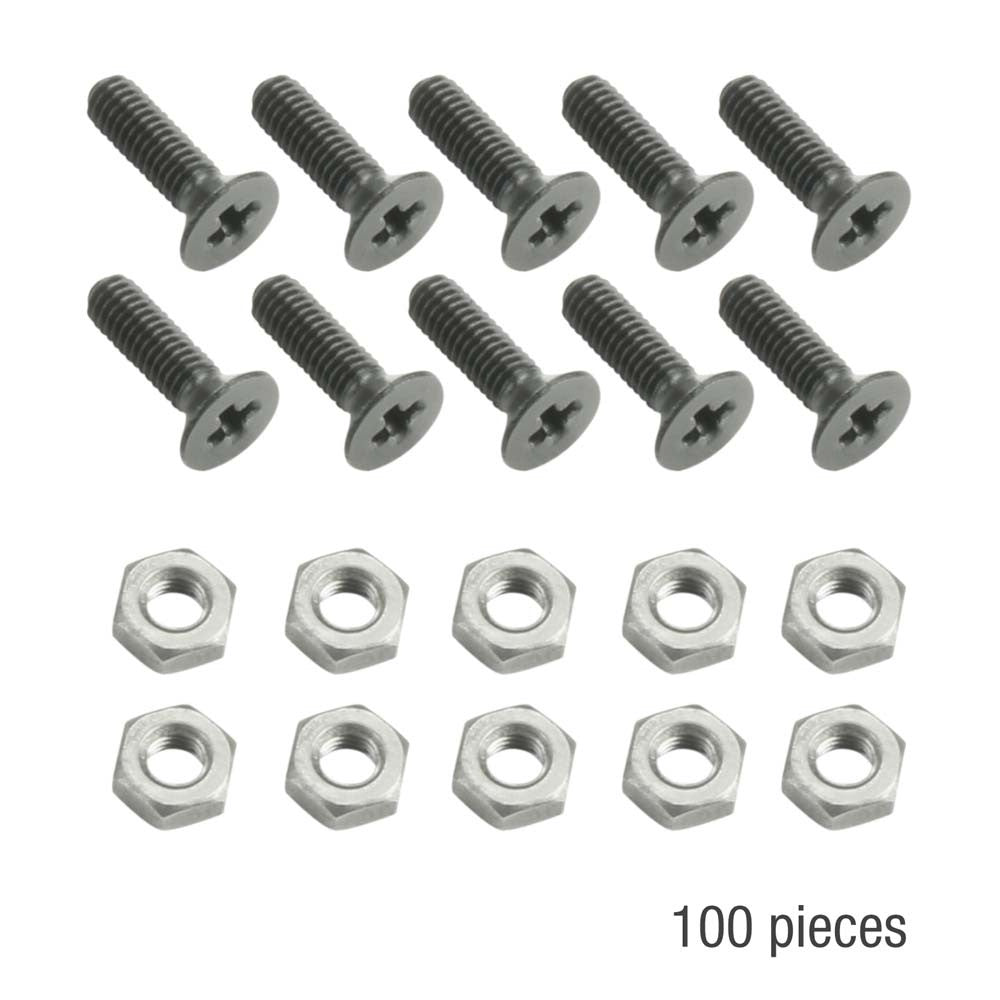 Adam Hall Châssis M3 Kit de Vis (100 pcs)