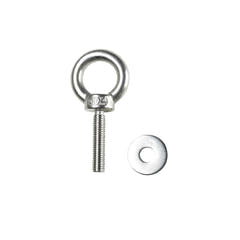 LD Systems 5430 M8 - Vis à anneau en acier inoxydable M8 x 30 mm incl. rondelle