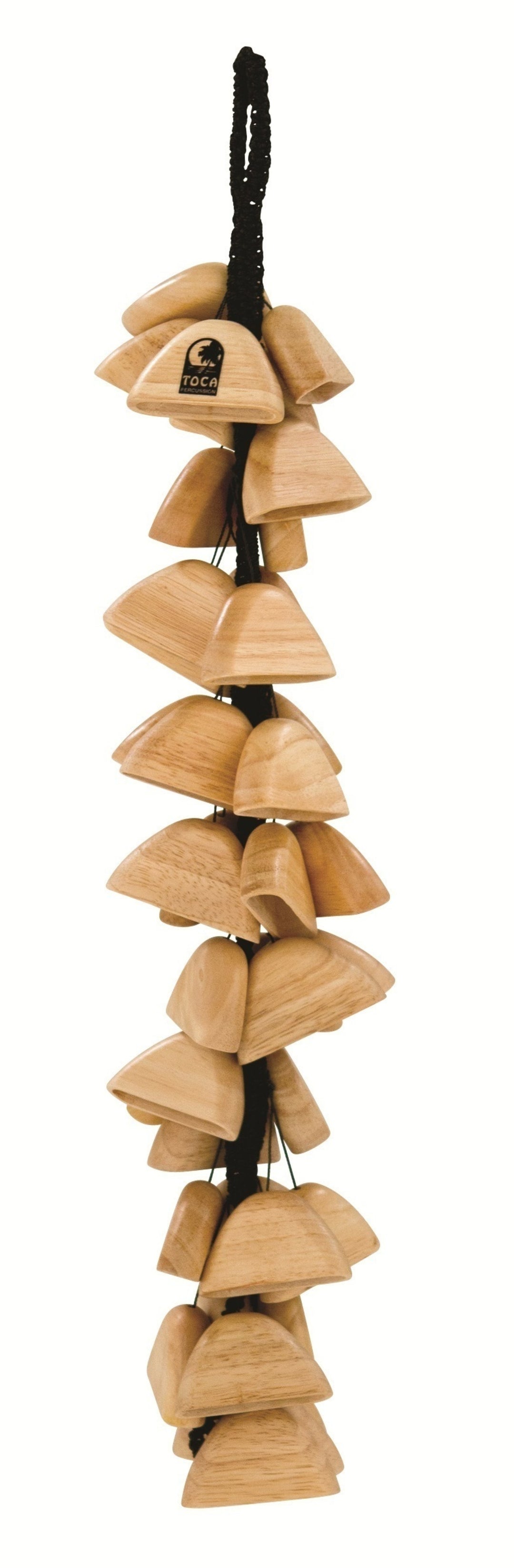 Toca Effets sonores Hochet en bois sur corde (T-WRS)