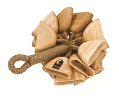 Toca Sound effects Hochet en bois avec poignée (T-WRH)