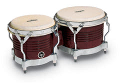 Bongo Latin Percussion Matador Wood - Almond Brown (M201-ABW)