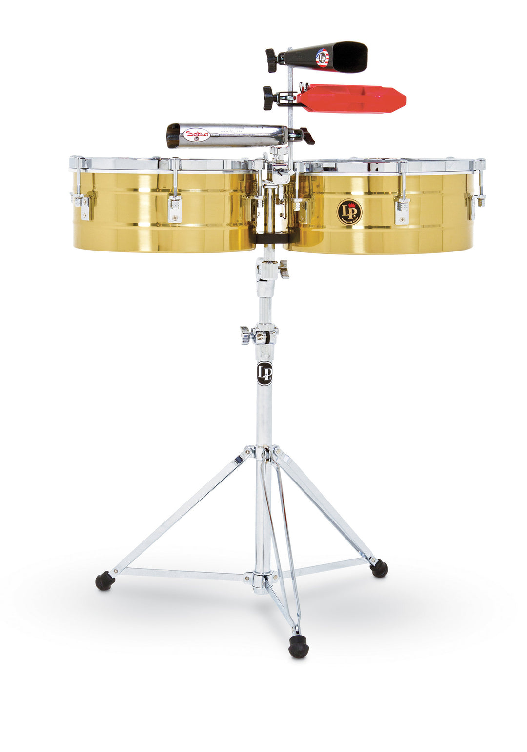 Latin Percussion Timbales Tito Puente - Laiton massif - 13"/14" (LP256-B)