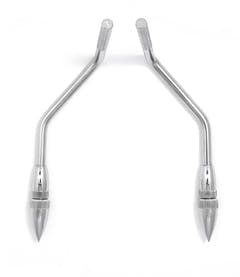 Gibraltar accessoire de grosse caisse Dunnett Gull Wing Spurs - GWS127 (éperon gull wing de 12,7 mm)