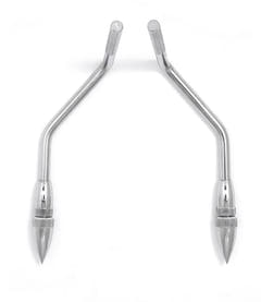 Gibraltar accessoire de grosse caisse Dunnett Gull Wing Spurs - GWS127 (éperon gull wing de 12,7 mm)
