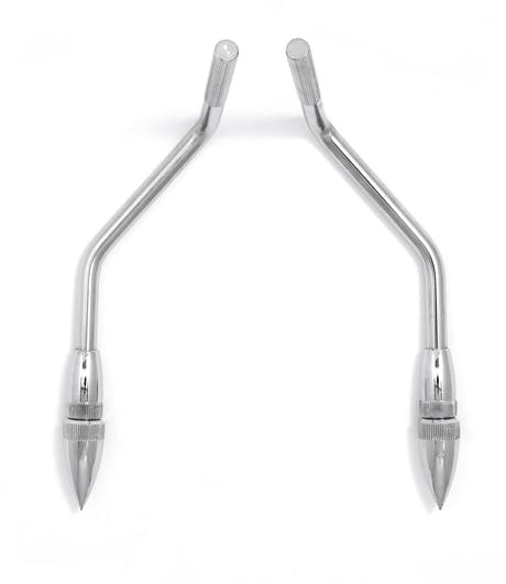 Gibraltar accessoire de grosse caisse Dunnett Gull Wing Spurs - GWS105 (éperon gull wing de 10,5 mm)