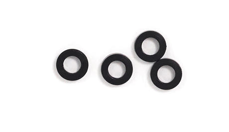 Rondelles de tension Gibraltar SC-SSW en plastique noir, 10 pièces