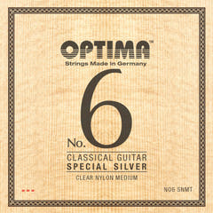 Optima Cordes pour guitare classique No. 6 Special Silver - Jeu Nylon medium (NO6.SNMT)