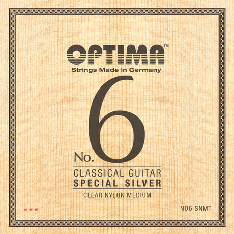 Optima Strings for classic guitar No. 6 Special Silver - Set Nylon medium (NO6.SNMT)