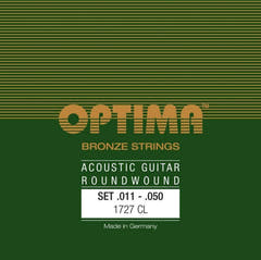 Optima Cordes pour guitare acoustique Cordes bronze - Jeu Custom-light (1727CL)