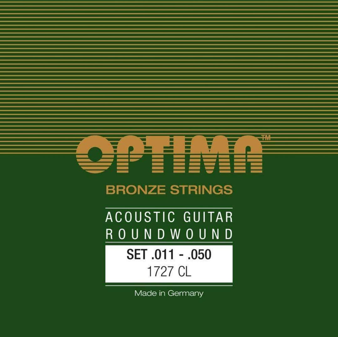Optima Cordes pour guitare acoustique Cordes bronze - Jeu Custom-light (1727CL)