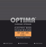 Optima E-Bass Strings Chrome Strings. Round Wound Short Scale - Set 4199S (4-str. short-scale)