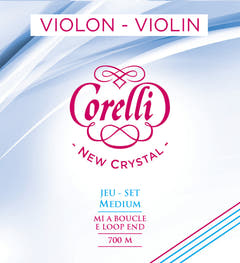 Corelli cordes de violon New Crystal - Medium (700M)