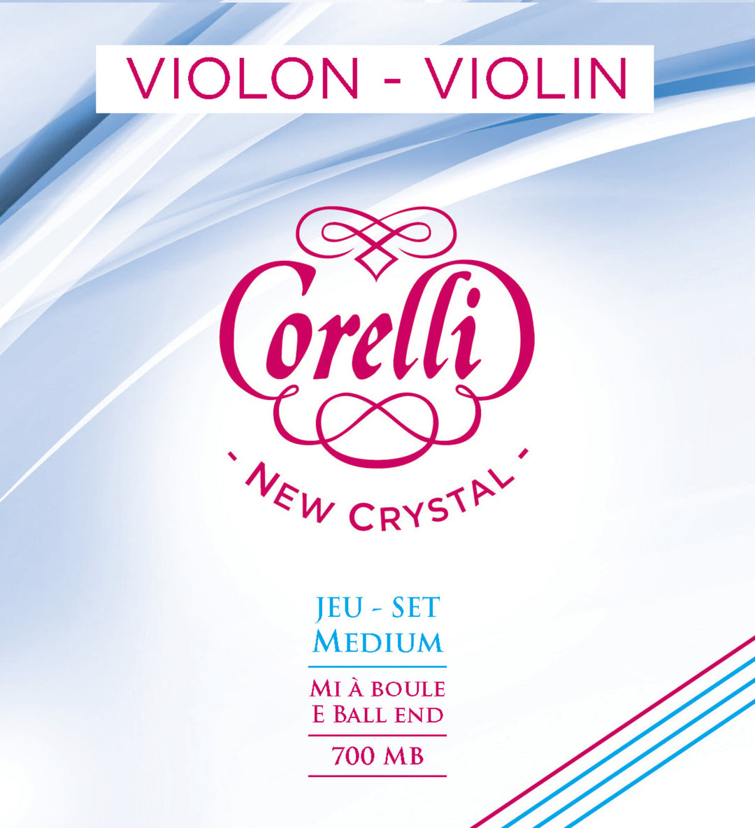 Cordes de Violons Corelli New Crystal - Medium (700MB)