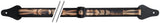 Fire & Stone sangle de ukulélé en nylon, "Totem Two", 37 mm