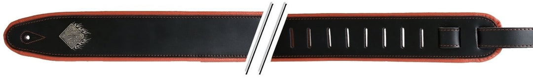 GEWA Courroies de Guitares F&S Comfort - noir/orange