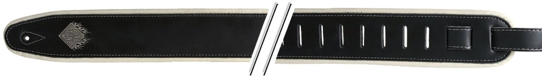 Sangles de Guitares GEWA F&S Comfort - Black/Cream