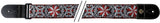 GEWA Guitar Straps F&S Folk Jacquard - Red-White