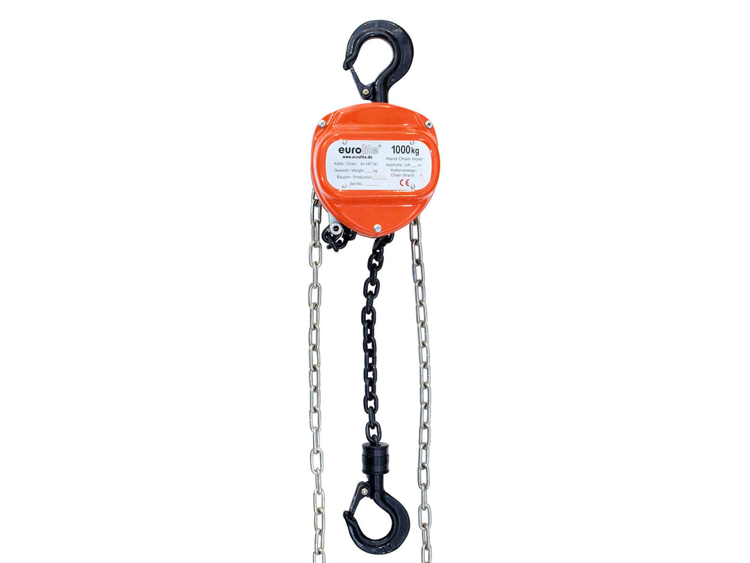 EUROLITE palan à chaîne 6M/1.0T