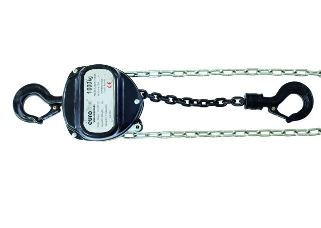 Eurolite Palan à Chaîne 6M/1.0T (Noir)