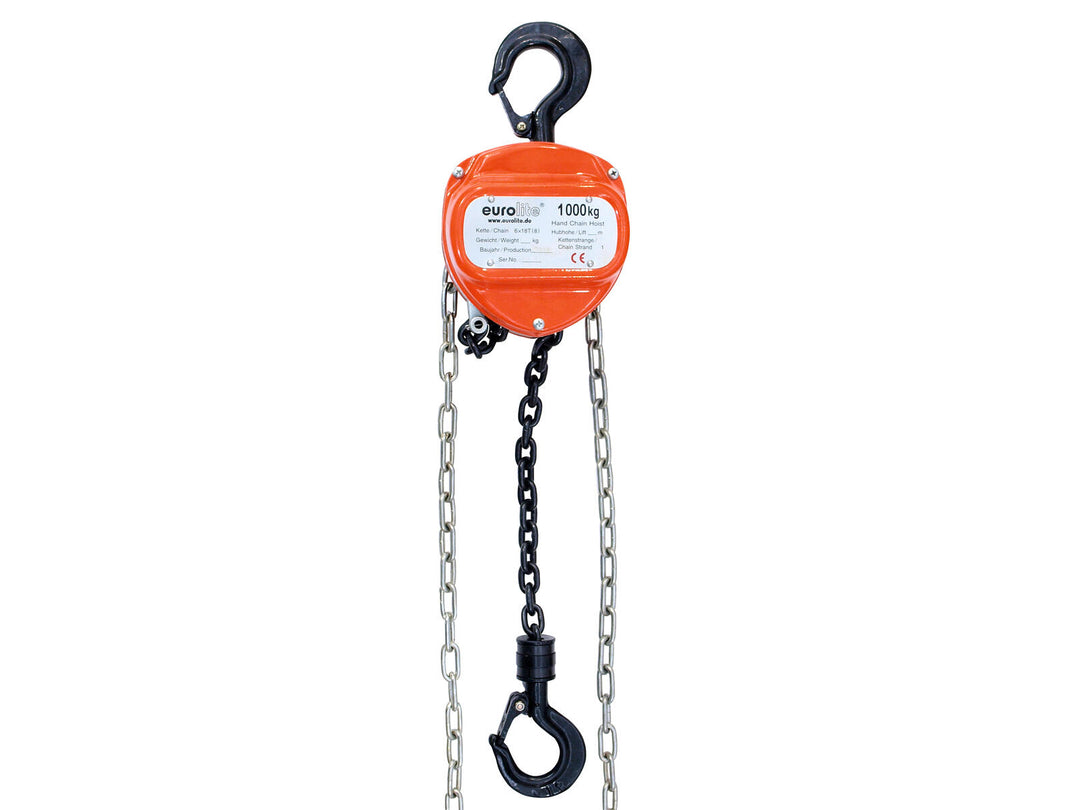EUROLITE Palan à chaîne 10M/1.0T