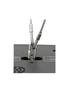 EUROLITE Safety Bond AG-5 3x600mm jusqu'à 5kg sil