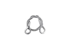 EUROLITE Safety Bond B 3x600mm jusqu’à 5kg argenté
