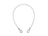 EUROLITE Steel Rope 1000x6mm silver with Thimble