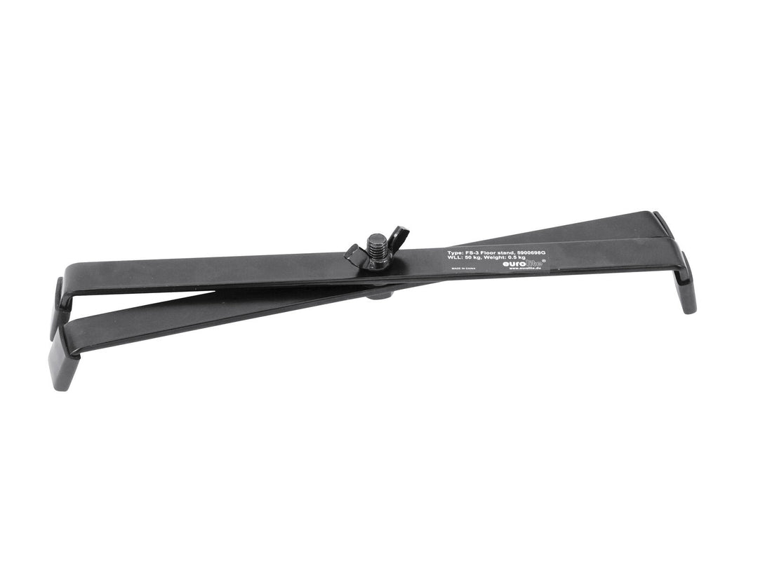 EUROLITE FS-3 pied de sol, acier, black