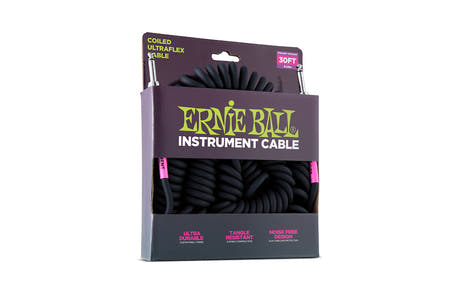 Ernie Ball 6044 Câble Spiral, 10m. Black.