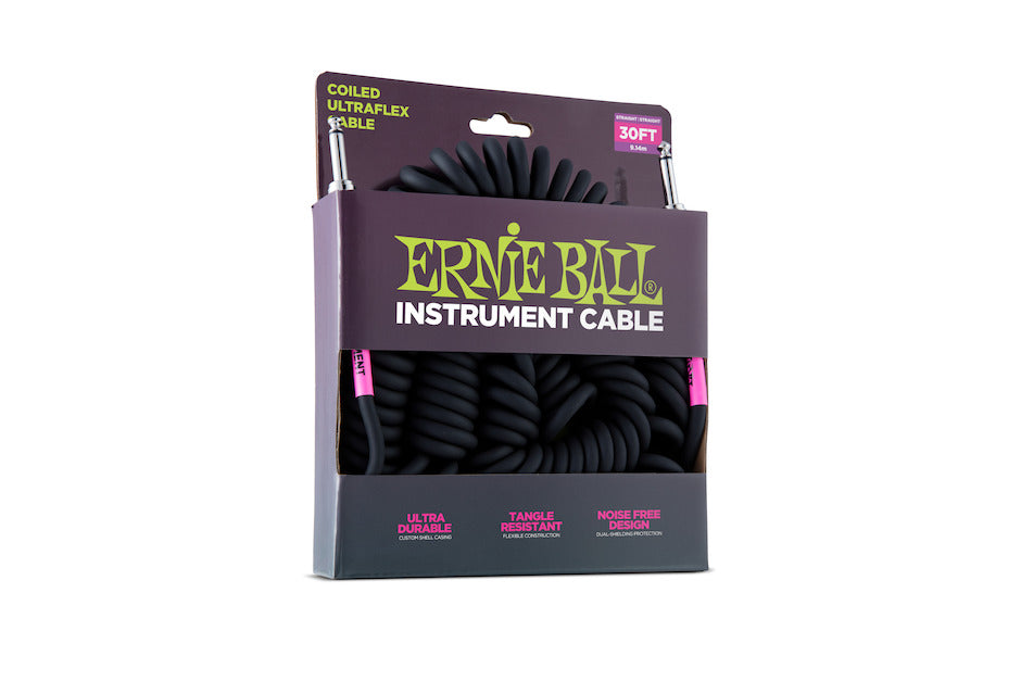 Ernie Ball 6044 Câble Spiral, 10m. Black.