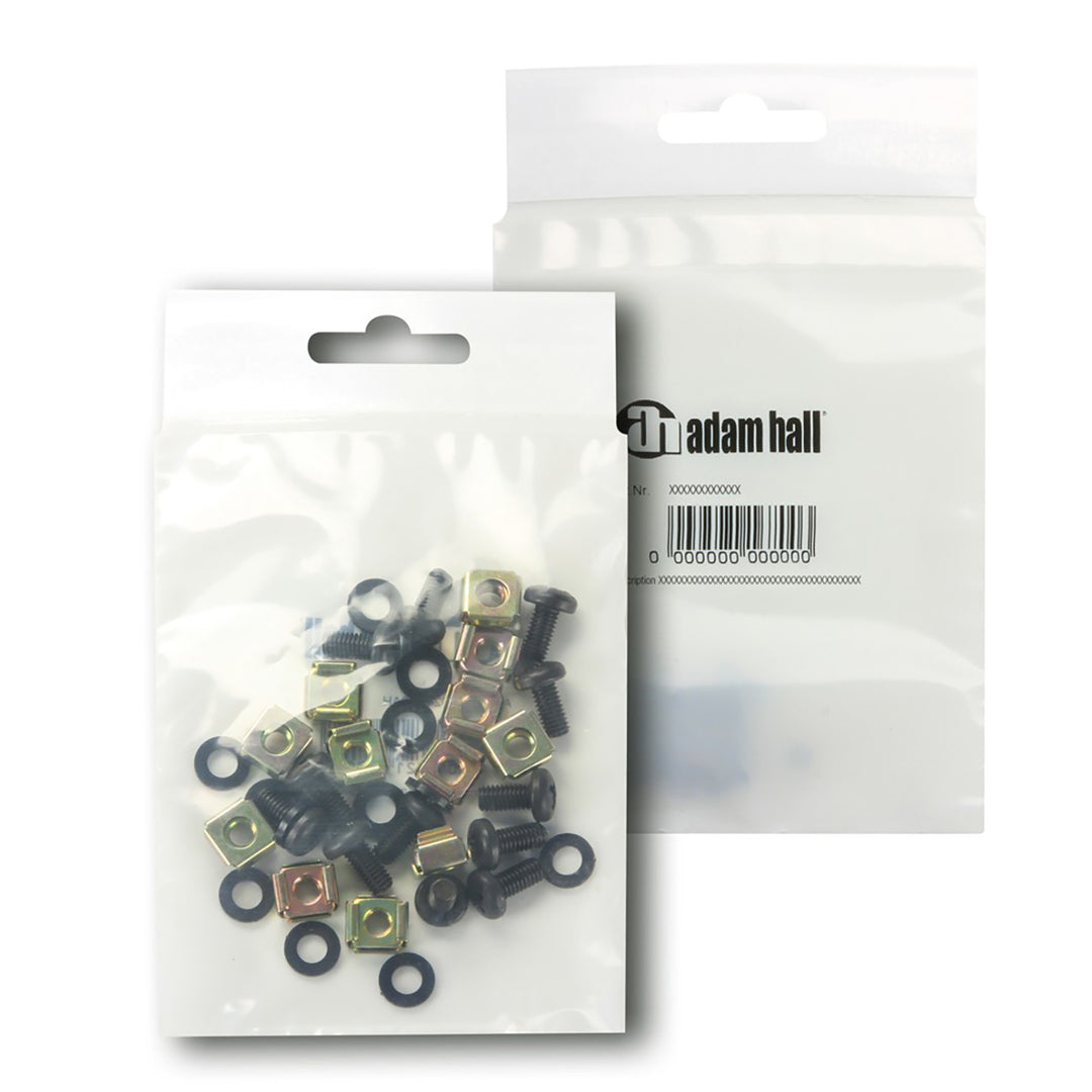 Adam Hall Vis pour rack 19" 12 pcs. (12mm)