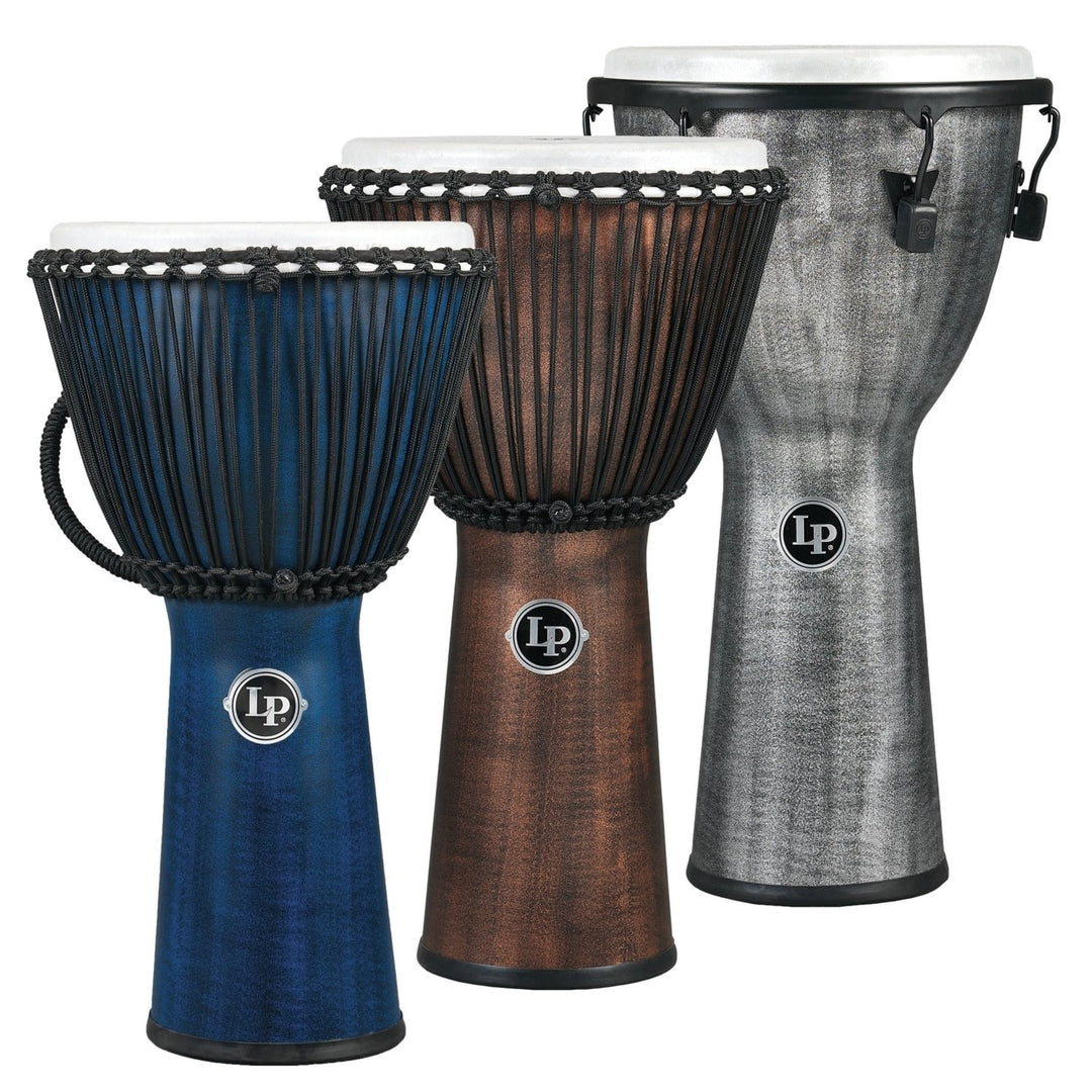 Latin Percussion Djembés World Beat FX Rope Tuned - Gray (LP724G)