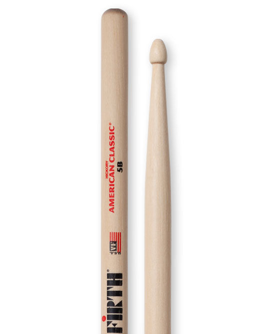 Vic Firth 5B Baguettes de Baterie (Trætip)