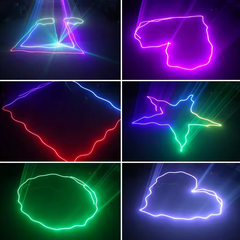Light4Me Laser RGB Géométrique 350mW